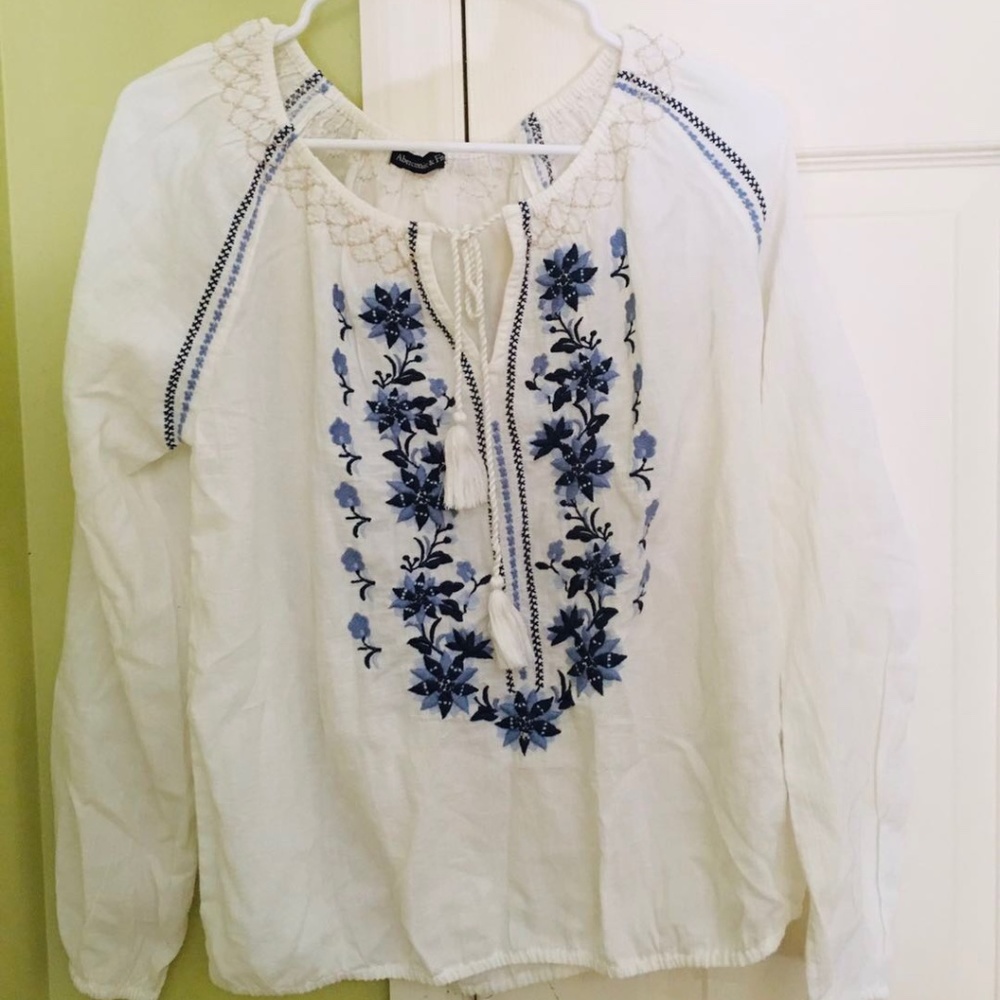 white blouse